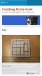 Mobile Screenshot of mathekiste.wordpress.com