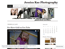 Tablet Screenshot of jessicarae2008.wordpress.com