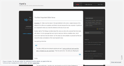 Desktop Screenshot of hankbrooks.wordpress.com