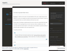 Tablet Screenshot of hankbrooks.wordpress.com