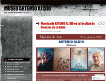 Tablet Screenshot of museoartemioalisio.wordpress.com