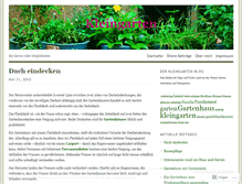 Tablet Screenshot of kleingartenhaus.wordpress.com