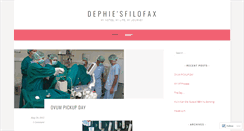Desktop Screenshot of dephiefilofax.wordpress.com