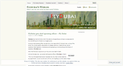 Desktop Screenshot of flydubai.wordpress.com