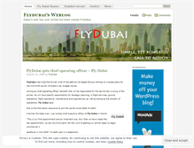 Tablet Screenshot of flydubai.wordpress.com