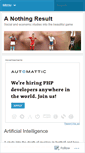 Mobile Screenshot of anothingresult.wordpress.com
