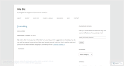 Desktop Screenshot of hisbiz.wordpress.com