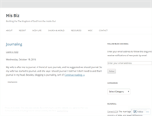 Tablet Screenshot of hisbiz.wordpress.com