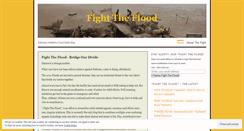 Desktop Screenshot of fighttheflood.wordpress.com