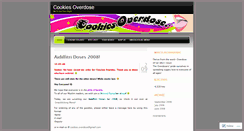 Desktop Screenshot of cookiesoverdose.wordpress.com