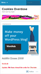 Mobile Screenshot of cookiesoverdose.wordpress.com