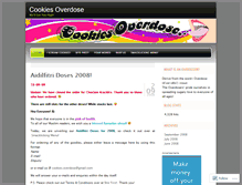 Tablet Screenshot of cookiesoverdose.wordpress.com