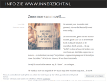 Tablet Screenshot of innerzicht.wordpress.com