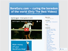 Tablet Screenshot of boreguru.wordpress.com