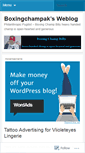 Mobile Screenshot of boxingchampak.wordpress.com