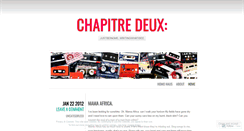 Desktop Screenshot of chapitredeuxx.wordpress.com