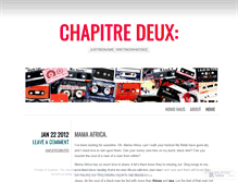 Tablet Screenshot of chapitredeuxx.wordpress.com