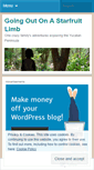 Mobile Screenshot of goingoutonastarfruitlimb.wordpress.com
