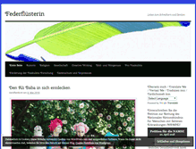 Tablet Screenshot of federfluesterin.wordpress.com