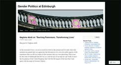 Desktop Screenshot of genderpoliticsatedinburgh.wordpress.com