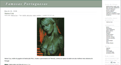 Desktop Screenshot of fotosdefamosasportuguesas.wordpress.com