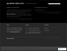 Tablet Screenshot of jajmedia.wordpress.com