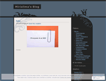 Tablet Screenshot of mirialima.wordpress.com