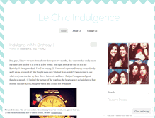 Tablet Screenshot of lechicindulgence.wordpress.com