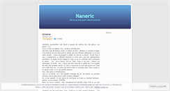 Desktop Screenshot of naneric.wordpress.com
