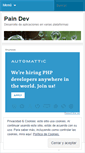 Mobile Screenshot of paindev.wordpress.com