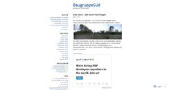 Desktop Screenshot of baugruppesued.wordpress.com