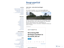 Tablet Screenshot of baugruppesued.wordpress.com