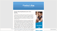 Desktop Screenshot of fivelinx.wordpress.com