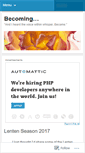 Mobile Screenshot of becomingmoreme.wordpress.com