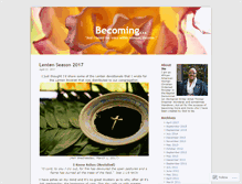 Tablet Screenshot of becomingmoreme.wordpress.com