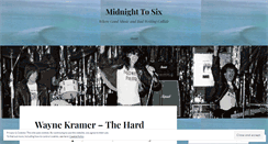 Desktop Screenshot of midnighttosix.wordpress.com