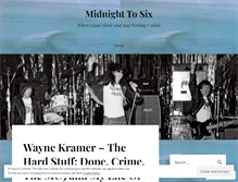 Tablet Screenshot of midnighttosix.wordpress.com