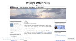 Desktop Screenshot of dreamsofquiet.wordpress.com