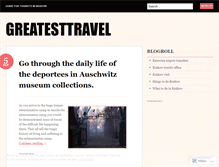 Tablet Screenshot of greatesttravel.wordpress.com