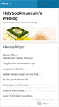 Mobile Screenshot of holybookmuseum.wordpress.com