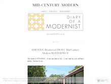Tablet Screenshot of lovemidcenturymodern.wordpress.com