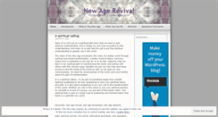 Desktop Screenshot of newagerevival.wordpress.com