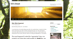 Desktop Screenshot of ccscloset.wordpress.com
