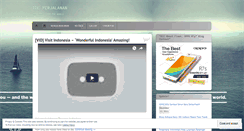 Desktop Screenshot of ideperjalanan.wordpress.com