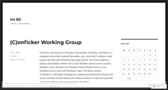 Desktop Screenshot of int80.wordpress.com