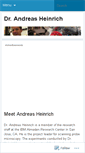 Mobile Screenshot of andreasheinrich.wordpress.com