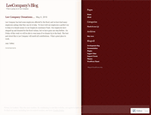 Tablet Screenshot of leecompany.wordpress.com