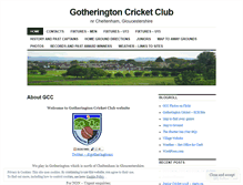 Tablet Screenshot of gotheringtoncc.wordpress.com