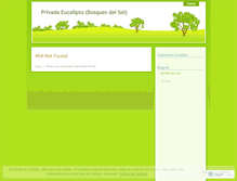 Tablet Screenshot of eucaliptobosquesdelsol.wordpress.com