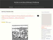 Tablet Screenshot of einflussreicheleute.wordpress.com